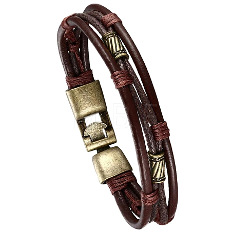 PU Leather Cord Bracelets BJEW-WH20001-13A-1