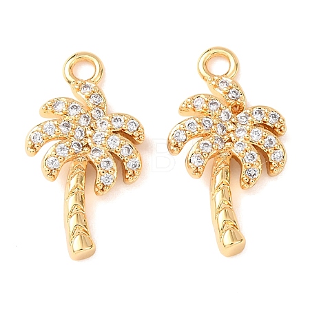 Brass Micro Pave Cubic Zirconia Pendants KK-A284-10A-G-1