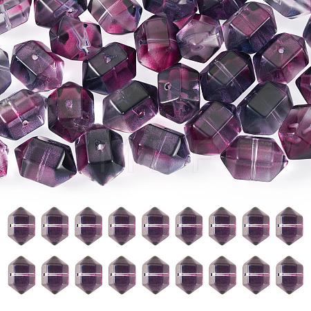 30Pcs Transparent Handmade Lampwork Beads LAMP-TADJ0001-12G-1