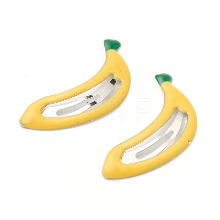 Baking Paint Iron Snap Hair Clips PHAR-B0002-04-1