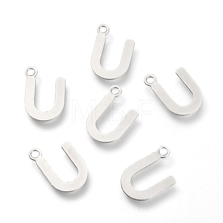 Non-Tarnish 201 Stainless Steel Charms X-STAS-C021-06P-U-1