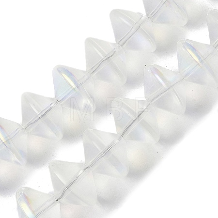 Electroplate Glass Beads Strands EGLA-G038-01A-AB02-1