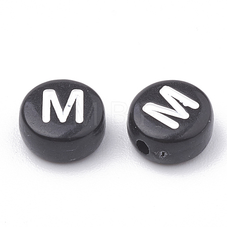 Opaque Acrylic Beads SACR-N002-02M-1