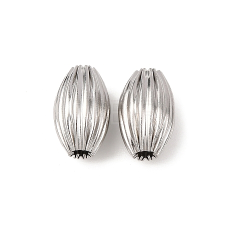 Textured 304 Stainless Steel Beads STAS-I358-11P-05-1