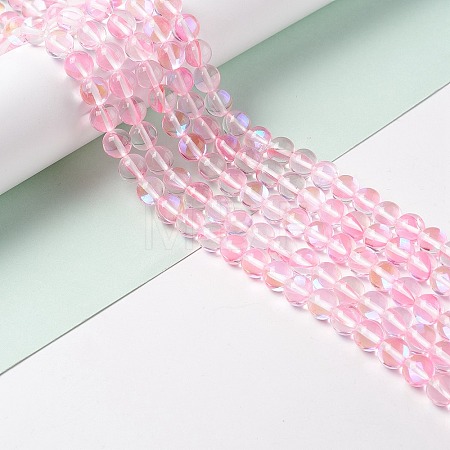Synthetic Moonstone Beads Strands G-E573-02B-15-1