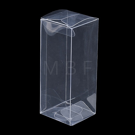 Rectangle Transparent Plastic PVC Box Gift Packaging CON-F013-01C-1