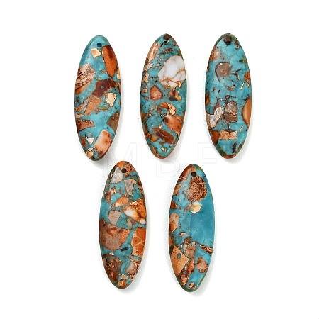 Dyed Synthetic Imperial Jasper Pendants GG-CBAA20A-09A-1