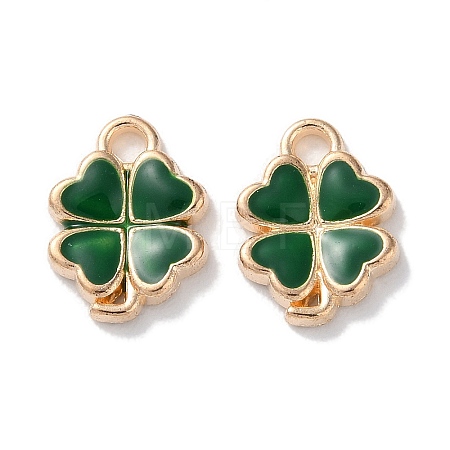 Alloy Enamel Pendants ENAM-O001-03A-G-1