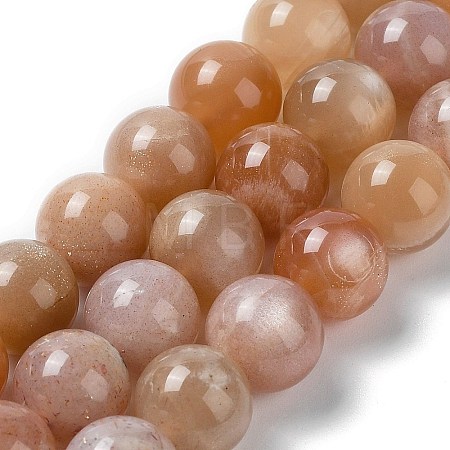Natural Sunstone Beads Strands G-N327-01A-03-1