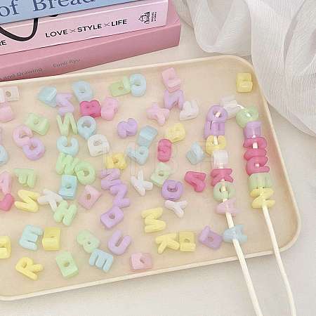 Imitation Jelly Acrylic Beads OACR-N138-46-1