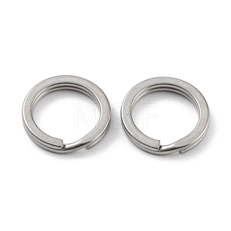 Non-Tarnish 304 Stainless Steel Split Key Rings STAS-Q314-01E-P-1
