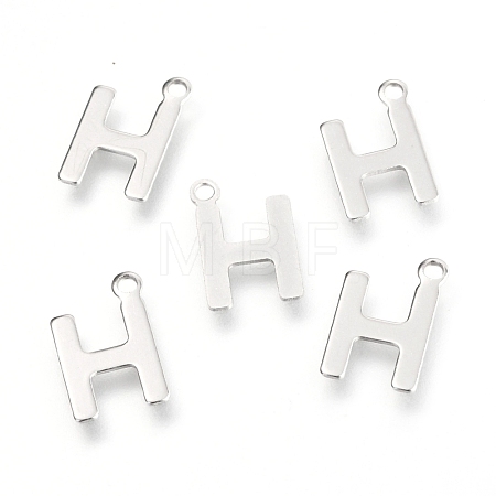 Non-Tarnish 201 Stainless Steel Charms STAS-C021-06P-H-1