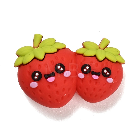 Fruit Theme Food Grade Eco-Friendly Silicone Beads SIL-I022-02B-1