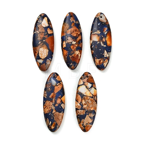 Dyed Synthetic Imperial Jasper Pendants GG-CBAA20A-09F-1