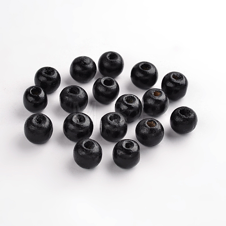 Natural Wood Beads X-W02KQ0J1-1