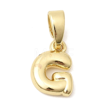 Brass Letter Charms KK-G554-22G-G-1