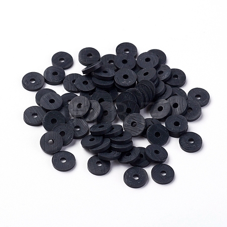 Handmade Polymer Clay Beads CLAY-R067-6.0mm-B42-1