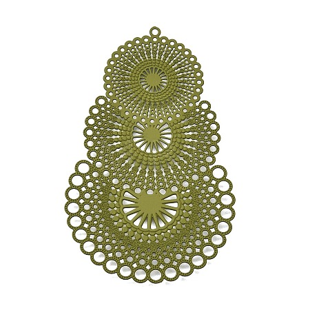 Bohemian 430 Stainless Steel Big Pendants STAS-G396-01D-07-1