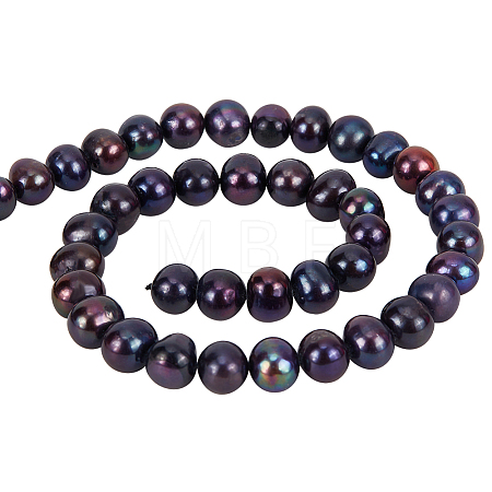 1 Strand Natural Cultured Freshwater Pearl Beads Strands PEAR-BC0001-05-1