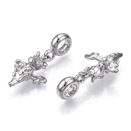 Alloy European Dangle Charms MPDL-S067-024P-1