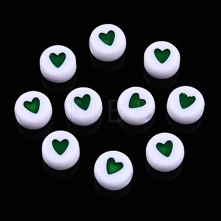 Opaque Acrylic Beads MACR-N008-57C-1