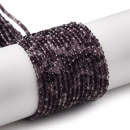 Transparent Glass Beads Strands X-GLAA-H027-01A-1