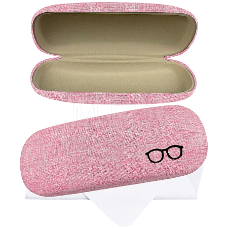 1Pc Oval Polyester Eyeglass Cases AJEW-CN0007-32D-1