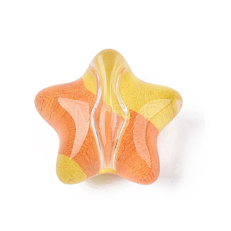 Printed Transparent Acrylic Beads OACR-N161-07C-1