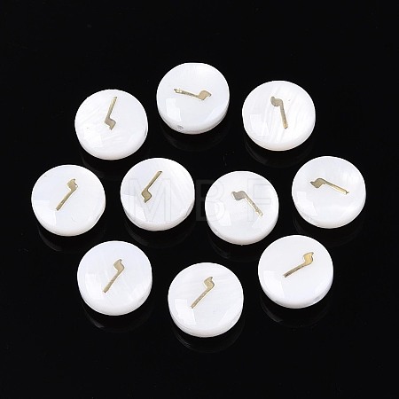 Natural Freshwater Shell Beads LS-BSHE-ZX007-03E-1
