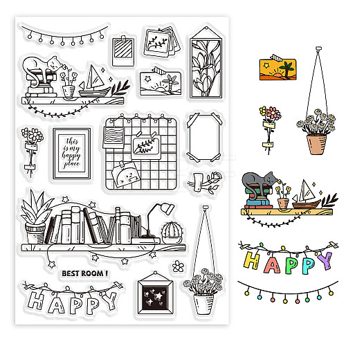 PVC Stamps DIY-WH0371-0052-1