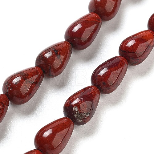 Natural Red Rainbow Jasper Beads Strands G-B106-A33-02-1