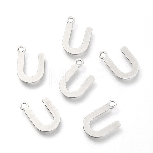 Non-Tarnish 201 Stainless Steel Charms X-STAS-C021-06P-U-1