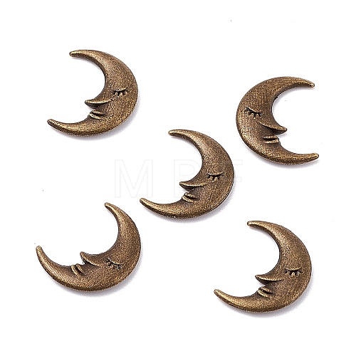 Zinc Alloy Cabochons PALLOY-WH0036-27AB-1