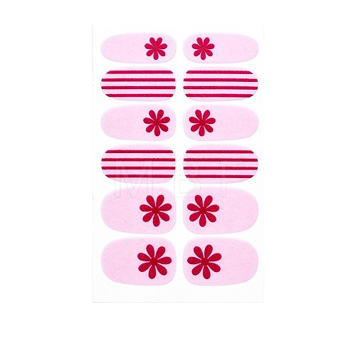 Flower Series Full Cover Nail Decal Stickers MRMJ-T109-WSZ466-1