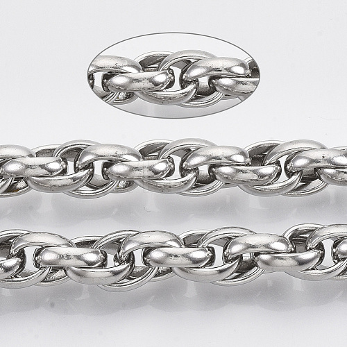 304 Stainless Steel Rope Chains STAS-R100-28-1