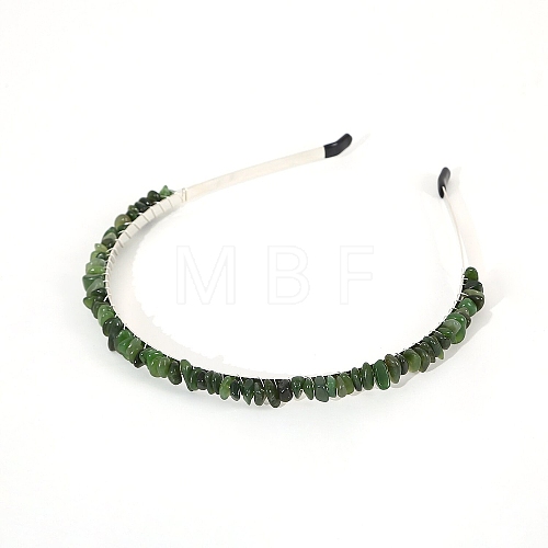 Natural Jade Hair Bands PW-WG2EC7C-02-1