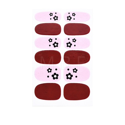 Flower Series Full Cover Nail Decal Stickers MRMJ-T109-WSZ473-1