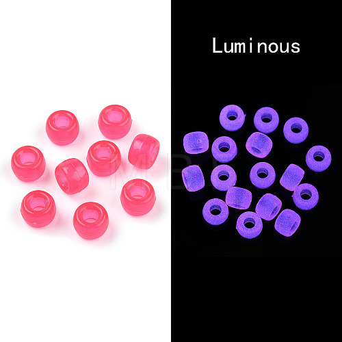 Transparent & Luminous Plastic Beads KY-T025-01-H05-1