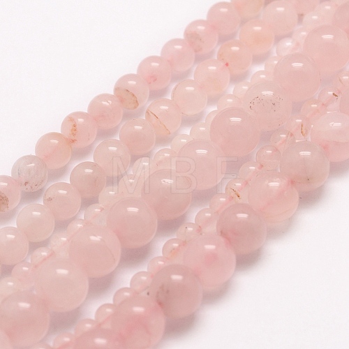Natural Rose Quartz Beads Strands X-G-E380-056-6mm-1