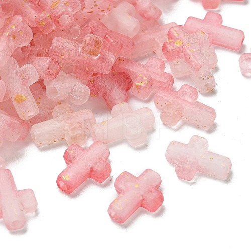 Gradient Color Transparent Acrylic Beads OACR-M023-03C-1