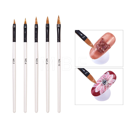 5 Pcs Nail Art Brush Pens MRMJ-Q059-004A-1