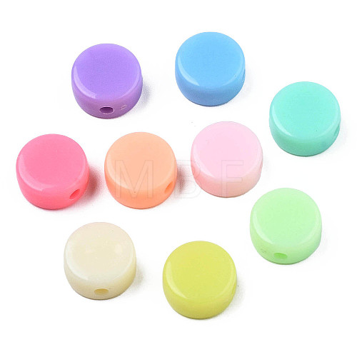 Opaque Acrylic Beads X-SACR-N014-002-1