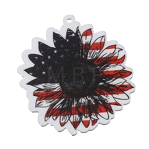 Independence Day Acrylic Pendants OACR-O007-05D-1