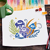 Plastic Drawing Painting Stencils Templates DIY-WH0396-743-5