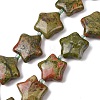 Natural Unakite Beads Strands G-K359-E05-2