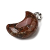 Natural Brecciated Jasper Pendants G-F820-02I-2