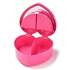 Heart Plastic Jewelry Boxes OBOX-F006-09D-4