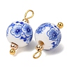 Handmade Porcelain Pendants PR-CBA8966-06G-3
