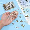 96Pcs 6 Styles Tibetan Style Alloy Pendants FIND-PH0060-36-3