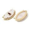 Natural White Jade Pendants KK-C255-22G-06-2